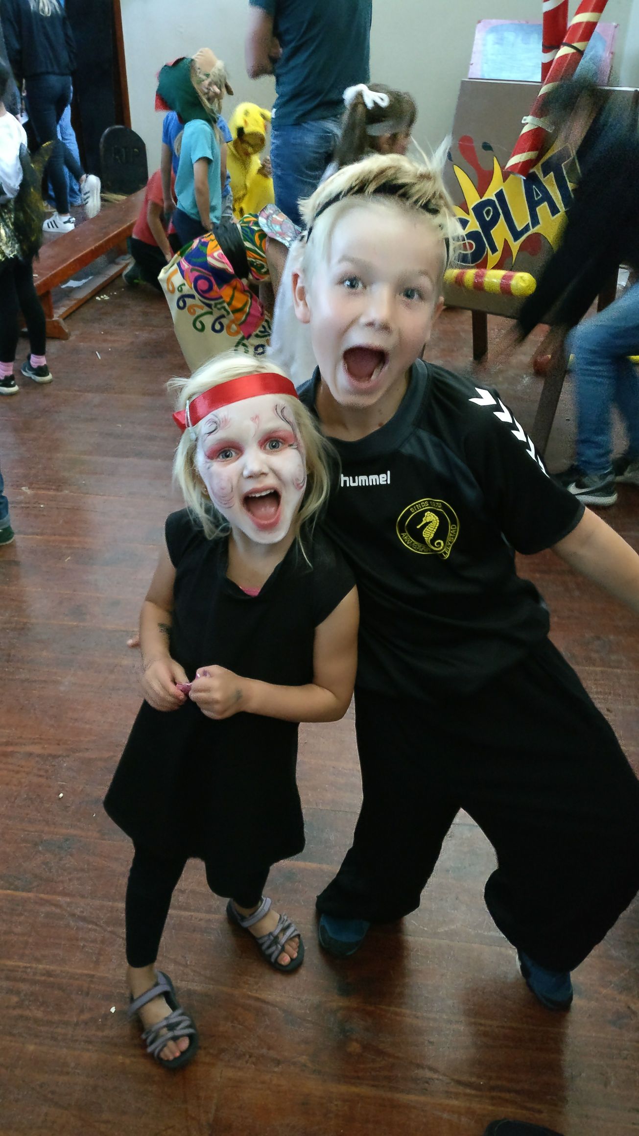 Having fun